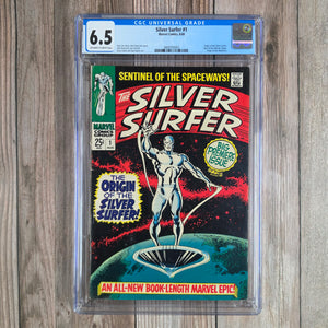 Silver Surfer #1 CGC 6.5 First solo ongoing Silver Surfer series (cert 3003)*