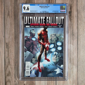 Ultimate Fallout #4 CGC 9.6 1st appearance of Miles Morales, Spider-Man from an alternate reality (cert 8002)*