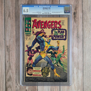 Avengers #42 CGC 6.5 Black Widow and Dragon Man appearance (cert 1004)*