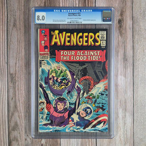 Avengers #27 CGC 8.0 Attuma and Beetle appearance (cert 3011)*