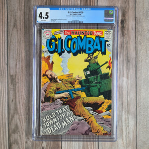 G.I. Combat #129 CGC 4.5 WP Haunted tank feature (cert 6020)*
