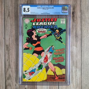 Justice League of America #60 CGC 8.5 WP Early Silver age appearance of Batgirl (cert 6013)