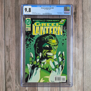 Green Lantern #v3 #49 CGC 9.8 Iconic cover art (cert 8016)
