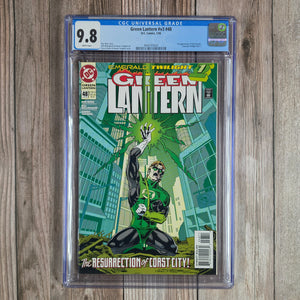 Green Lantern #v3 #48 CGC 9.8 1st cameo appearance of Kyle Rayner, final page, later becomes the third Green Lantern (cert 3002)