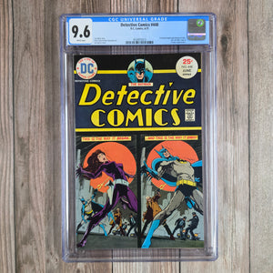 Detective Comics #448 CGC 9.6 WP 1st book length solo Batman in title (cert 5013)