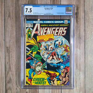 Avengers #108 CGC 7.5 Space Phantom, Grim Reaper, and Captain Marvel appearance (cert 7020)