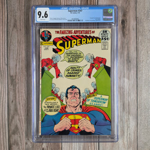 Superman #247 CGC 9.6 WP "Private life of Clark Kent" series begins (cert 6003)