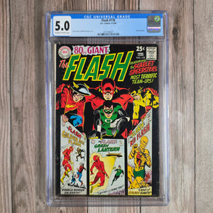 Flash #178 CGC 5.0 80 page giant (cert 0007)