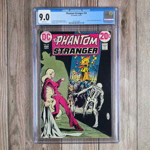 Phantom Stranger #24 CGC 9.0 WP Spawn of Frankenstein backup story (cert 7008)