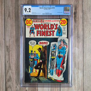 World's Finest Comics #216 CGC 9.2 WP Dick Dillin biography (cert 7014)