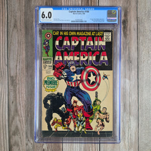 Captain America #100 CGC 6.0 First solo-titled Captain America series in the Silver Age beginning with issue #100 (cert 7005)