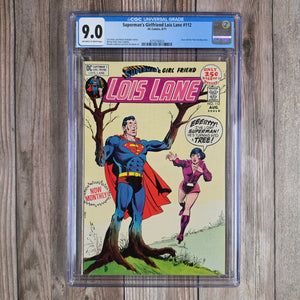 Superman's Girl Friend, Lois Lane #112 CGC 9.0 Rose and the Thorn backup story (cert 6023)