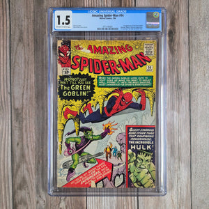 Amazing Spider-Man #14 CGC 1.5 1st appearance of the Green Goblin (cert 0001)