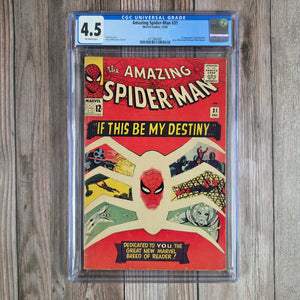 Amazing Spider-Man #31 CGC 4.5 1st appearance of Gwen Stacy (cert 5001)