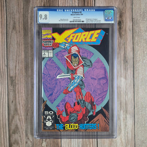 X-Force #2 CGC 9.8 WP 2nd appearance of Deadpool (cert 7020)