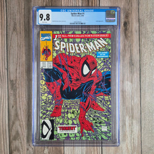 Spider-Man #1 CGC 9.8 Premiere issue of the fourth ongoing Spider-Man series (cert 6016)*