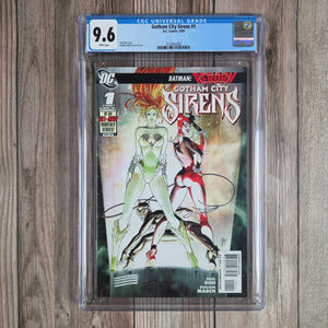 Gotham City Sirens #1 CGC 9.6 First Gotham City Sirens title featuring Harley Quinn, Catwoman and Poison Ivy (cert 2002)