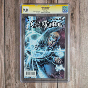 Constantine #1 CGC 9.8 SS Ivan Reis, Johns solo transition in the new 52 (cert 8029)