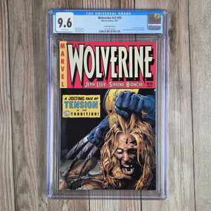 Wolverine #v3 #55 CGC 9.6 Land Variant cover, Variant cover art by Greg Land (cert 3009)