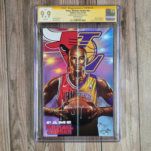 Fame: Michael Jordan #nn CGC 9.9 Suayan Variant cover, SS Mico Suayan, Big Time Collectibles, Hawkins Collectibles, & Ney York Comic Con Exclusive (cert 5046)
