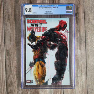 Deadpool & Wolverine: WWIII #1 CGC 9.8 Trinity Comics Edition, 1st cameo appearance of Delta, a villain who will potentially trigger a war (cert 3016)