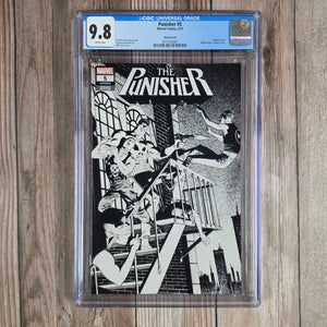 Punisher #5 CGC 9.8 1:250 Sketch Cover, "Hidden Gem" Variant cover
