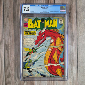 Batman #138 CGC 7.5 Full page ad for Brave and the Bold #34 (cert 9003)
