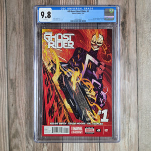 All-New Ghost Rider #1 CGC 9.8 1st appearance and origin of Ghost Rider, Robbie Reyes (cert 8002)