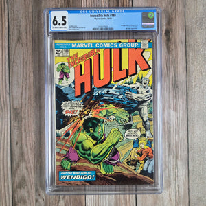 Incredible Hulk #180 CGC 6.5 1st cameo appearance of Wolverine (cert 7025)