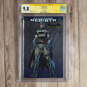 Batman #1 CGC 9.8 Convention Edition, SS Jim Lee, Silver-foil convention exclusive (cert 0007)