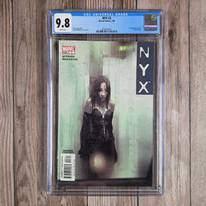 Nyx #3 CGC 9.8 1st appearance of X-23, Laura Kinney (cert 7001)