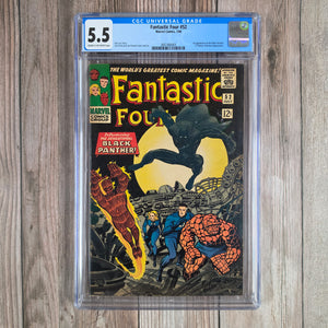 Fantastic Four #52 CGC 5.5 1st appearance of the Black Panther, T'Challa, king of Wakanda (cert 0001)*