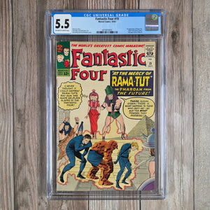 Fantastic Four #19 CGC 5.5 1st appearance of Pharaoh Rama-Tut, later revealed to be the time-traveler Kang the Conqueror (cert 9005)*