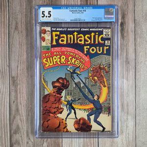 Fantastic Four #18 CGC 5.5 1st appearance and origin of Kl'rt, a Super Skrull who utilizes the main power of each Fantastic Four member (cert 7003)