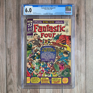 Fantastic Four Annual #3 CGC 6.0 Marriage of Reed Richards and Sue Storm (cert 2014)*