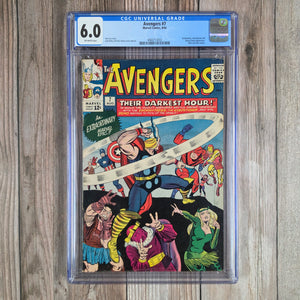 Avengers #7 CGC 6.0 1st appearance of Rick Jones as Bucky Barnes (cert 3003)