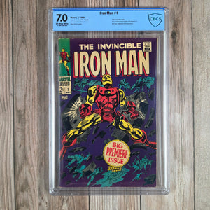 Iron Man #1 CBCS 7.0 First ongoing title series featuring Iron Man (cert 004)