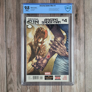 Amazing Spider-Man #4 CBCS 9.8 1st full appearance of Silk, a Korean-American girl who was bitten by the same radioactive spider as Peter Parker (cert 002)