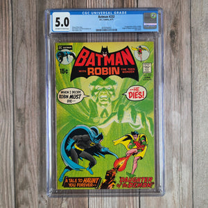 Batman #232 CGC 5.0 1st appearance of Ra's al Ghul (cert 4002)