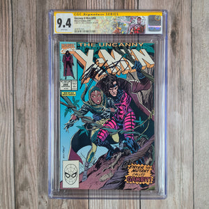 Uncanny X-Men #266 CGC 9.4 WP, SS Chris Claremont, 2nd appearance and first cover of Gambit (cert 7003)