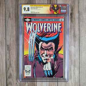 Wolverine: Limited Series #1 CGC 9.8 WP, SS Chris Claremont, First solo Wolverine title (cert 7001)