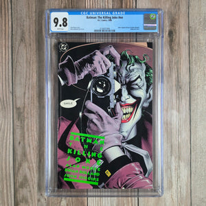 Batman: the Killing Joke #nn CGC 9.8 WP The Joker shoots and paralyzes Barbara Gordon, she later becomes Oracle (cert 1009)
