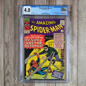 Amazing Spider-Man #11 CGC 4.0 2nd appearance of Dr. Octopus (Cert 9004)