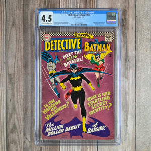 Detective Comics #359 CGC 4.5 Origin & 1st Appearance of Batgirl (Cert 8002)