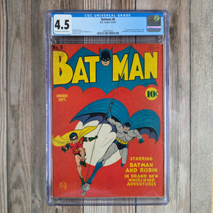 Batman #6 CGC 4.5 1st appearance and death of the Clock Maker (cert 2004)