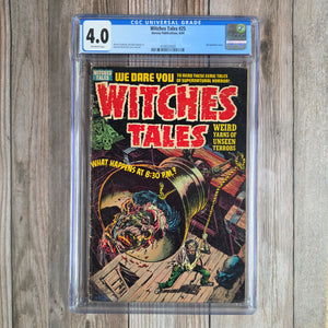 Witches Tales #25 CGC 4.0 Decapitation Cover Pre-Code Horror (Cert 3003)
