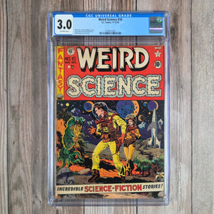 Weird Science #10 CGC 3.0 CLASSIC Wally Wood Cover & Art Classic Sci-Fi Cover (Cert 2004)