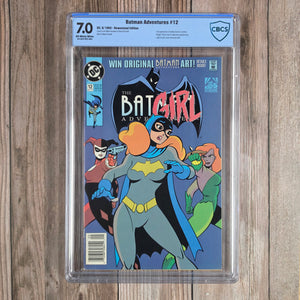 Batman Adventures #12 CBCS 7.0 1st Appearance of Harley Quinn in Comics, Batgirl Poison Ivy & Catwoman Appearance , NEWSSTAND EDITION  (Cert 004)