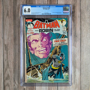 Batman #234 CGC 6.0 1st Silver Age Appearance of Two-Face, CLASSIC Neal Adams cover art (Cert 4001)