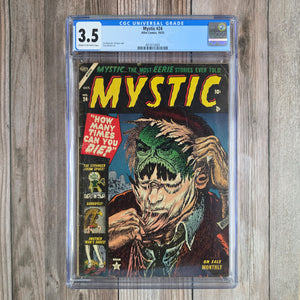 Mystic #24 CGC 3.5 Russ Heath Cover Classic Atlas Horror Cover (Cert 2003)